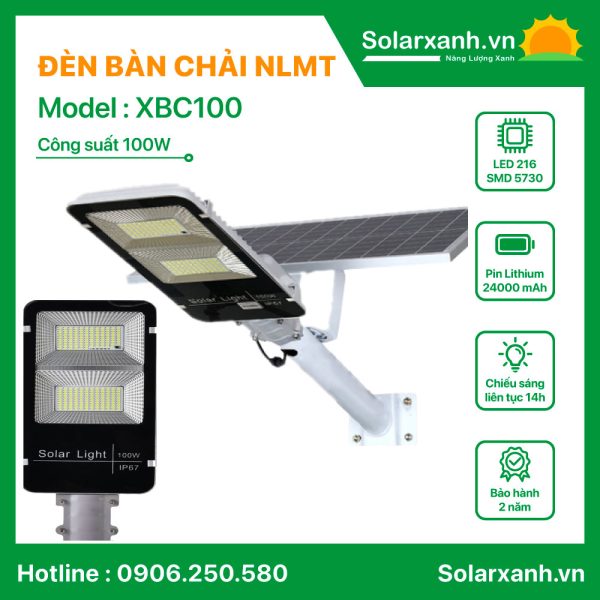 Đèn bàn chải 100W sáng trắng