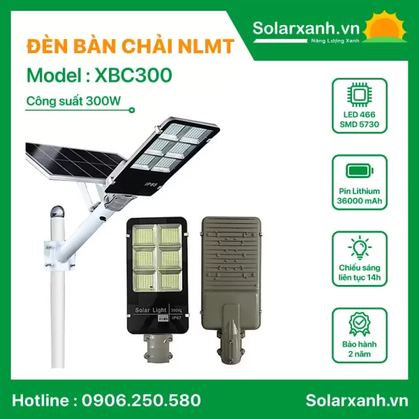 Đèn bàn chải 300W sáng trắng